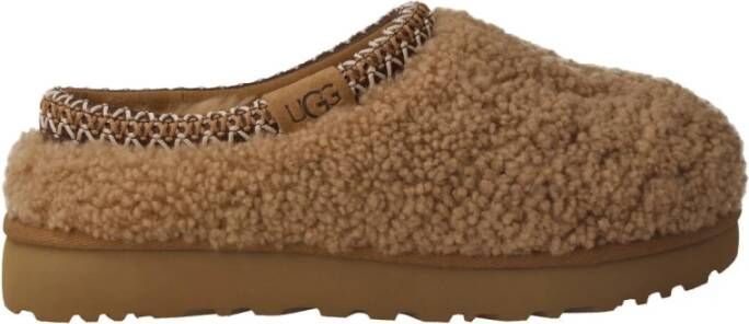 UGG Instappers Dames Tasman Maxi Curly Maat: 41 Materiaal: Textiel Kleur: Cognac