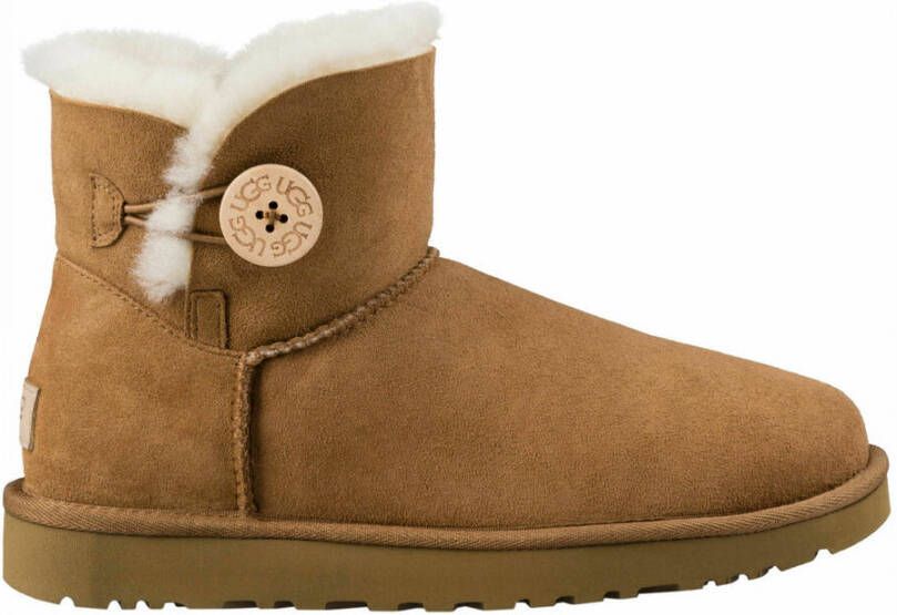 Ugg Mini Bailye Button II Boots Bruin Dames