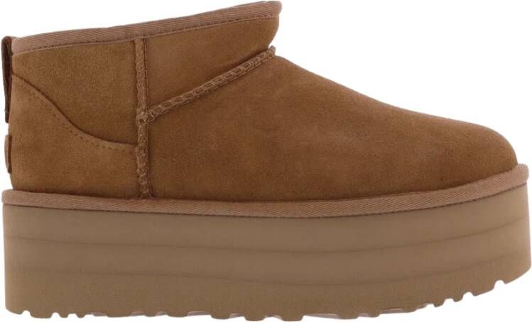 Ugg Classic Ultra korte laars met plateauzool voor Dames in Brown