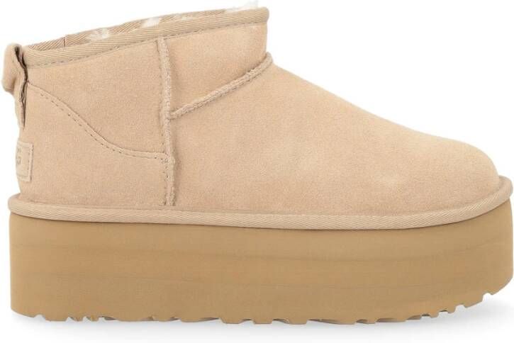 Ugg Mini Platform Sand Stijl Laars Brown Dames