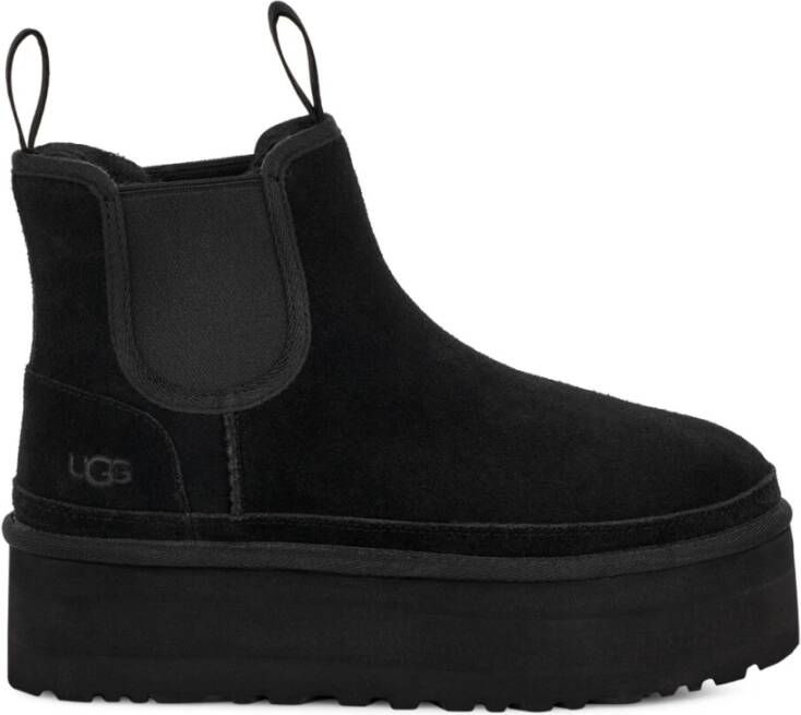 Ugg Neumel Platform Chelsea Boots Black Dames