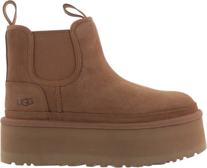 Ugg Neumel Platform Chelsea Boots Brown Dames