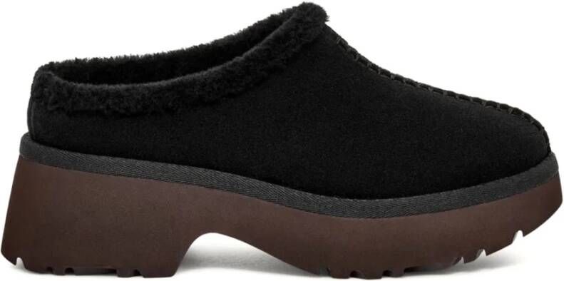 Ugg Nieuwe Hoogtes Gezellige Klompen Black Dames