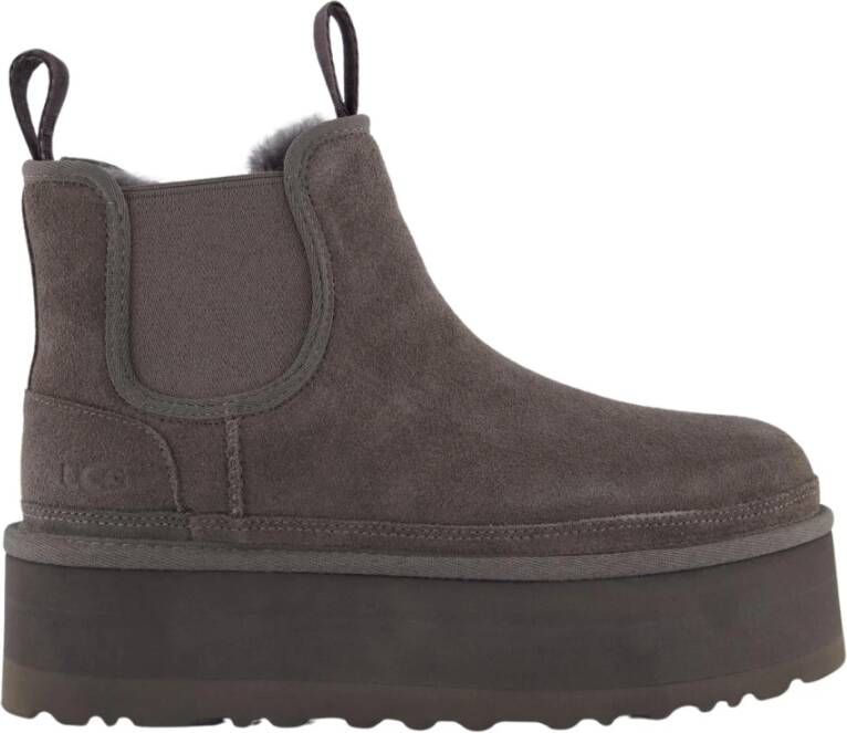 Ugg Platform Chelsea Grijze Laarzen Gray Dames