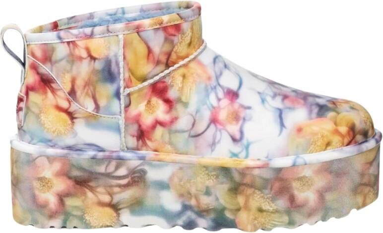 Ugg Platformlaarzen met Bloe motief Multicolor