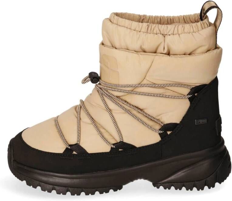 UGG Enkellaarsjes Dames Laarzen Damesschoenen Canvas Yose Puffer Mid Zand