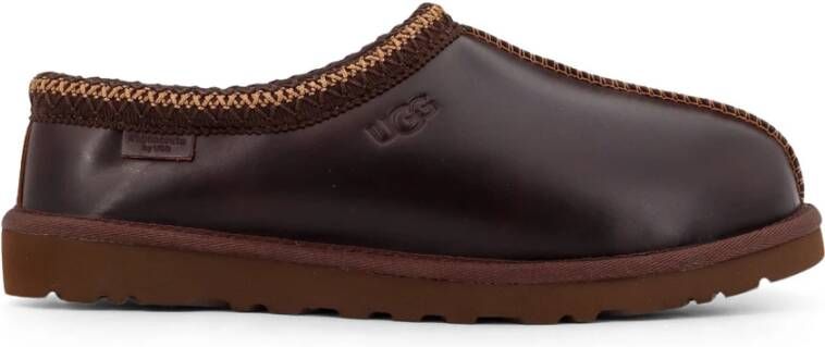 Ugg Regenereer leren sandalen met borduurwerk Brown Heren