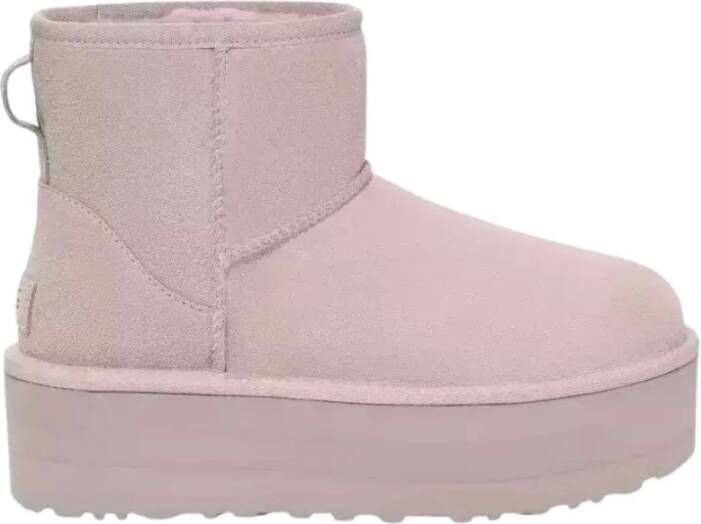 Ugg Roze Classic Mini Platform Snowboots Pink Dames