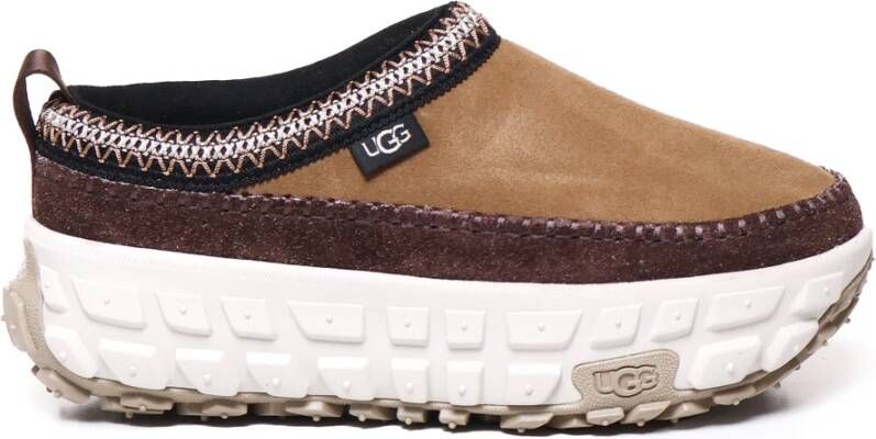 Ugg Sandalen met Oversized Zool en Suède Bovenwerk Brown Heren