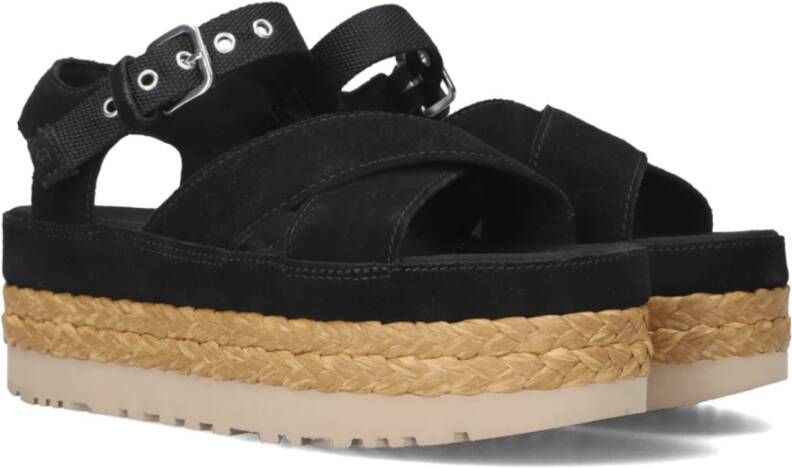 UGG Sandalen Dames Aubrey Ankle Maat: 37 Materiaal: Suède Kleur: Zwart