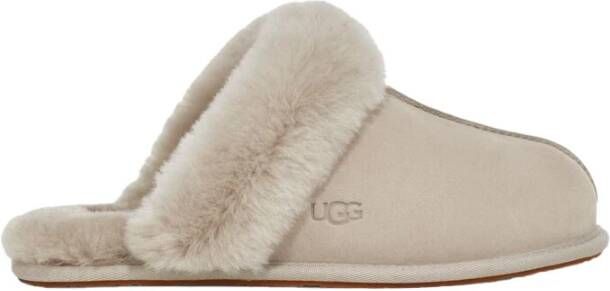 Ugg Schapenvacht Pantoffels met Wol Binnenkant Beige Dames