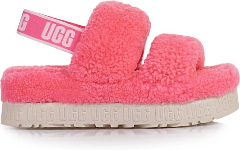 Ugg Schapenvacht Pantoffels Roze Pink Dames