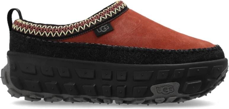 Ugg Venture Daze-klomp voor dames in Red Jasper Black