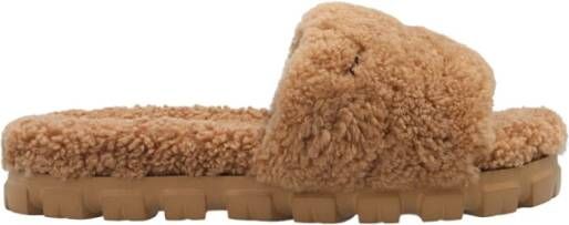 Ugg Cozetta krullende pantoffel voor Dames in Brown