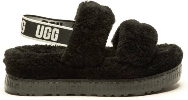 Ugg Oh Fluffita sandalen Zwart Dames