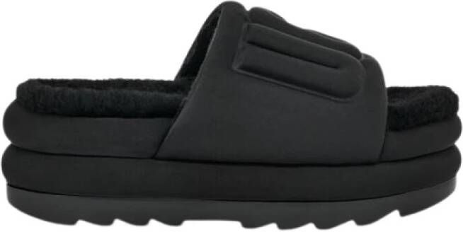 Ugg Maxi Graphic Slide voor Dames in Black