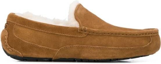 UGG Pantoffels Heren Sloffen Instappers Wol Harde zool Dichte hiel 1101110 Cognac - Foto 4