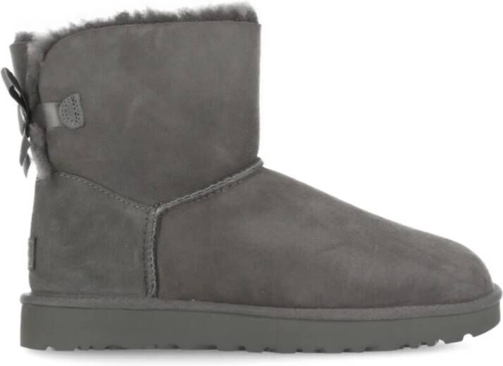 Ugg Shearling laarzen met achterstrik Gray Dames