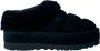 Ugg Shearling Platform Pantoffels met Gewatteerde Kraag Black Dames - Thumbnail 1