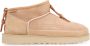 Ugg Shearling Suede Mini Laarzen Beige Dames - Thumbnail 1