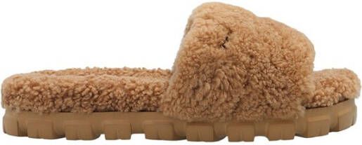 Ugg Cozetta krullende pantoffel voor Dames in Brown