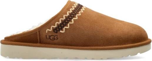 UGG Pantoffels Heren Classic Slip-on Athersom Maat: 45 Materiaal: Suède Kleur: Cognac