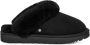 UGG Pantoffels Dames Sloffen Instappers Suède Harde zool Dichte hiel 1130876 Zwart - Thumbnail 4