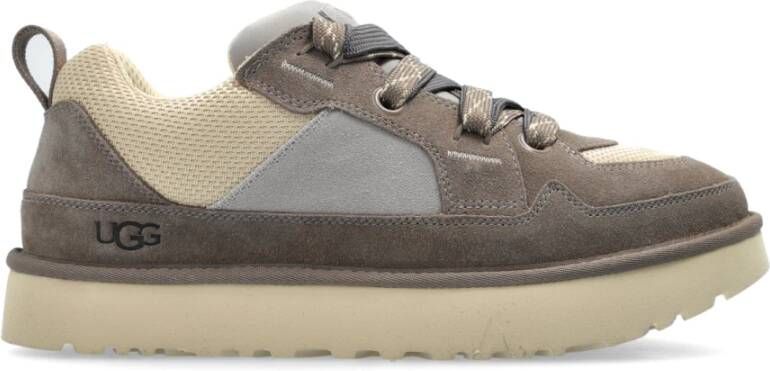 UGG Lage Sneakers Heren M Lo Lowmel Maat: 40 Materiaal: Leer Kleur: Taupe