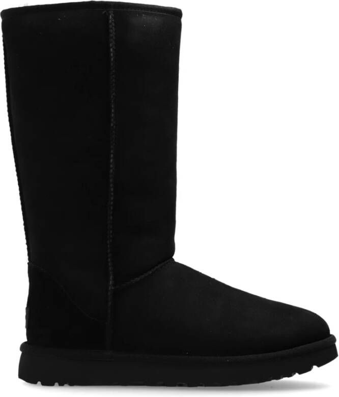 UGG Vachtlaarzen Dames Classic Tall Ii Maat: 43 Materiaal: Suède Kleur: Zwart