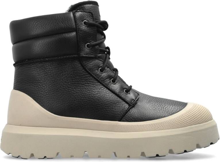 UGG Vachtlaarzen Heren Neumel High Weath Hybrid Maat: 44 Materiaal: Leer Kleur: Zwart