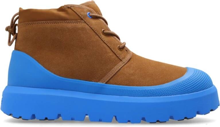 UGG Veterschoenen Heren Neumel Weather Hybrid Maat: 45 Materiaal: Suède Kleur: Cognac