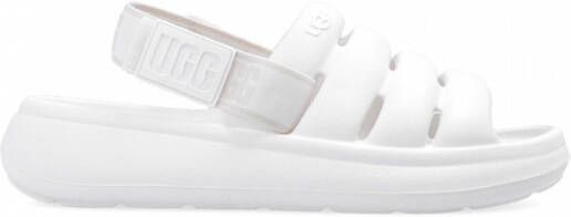 Ugg Sport Yeah Slide voor Dames in Bright White