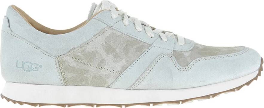 Ugg Sporty Trigo Suede Camo Sneakers White Dames