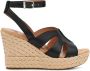 UGG Sandalen Dames W Careena Maat: 39 Materiaal: Leer Kleur: Zwart - Thumbnail 2