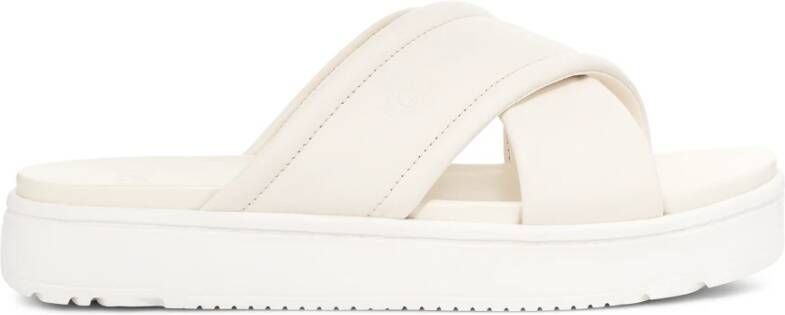 Ugg Stijlvolle Crossband Sandalen White Dames