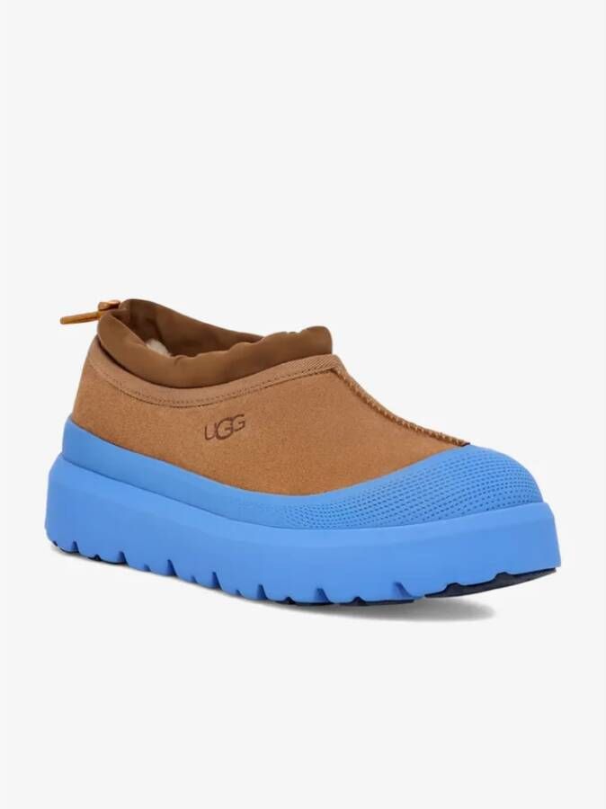 UGG Pantoffels Heren Tasman Weather Hybrid Maat: 43 Materiaal: Suède Kleur: Cognac