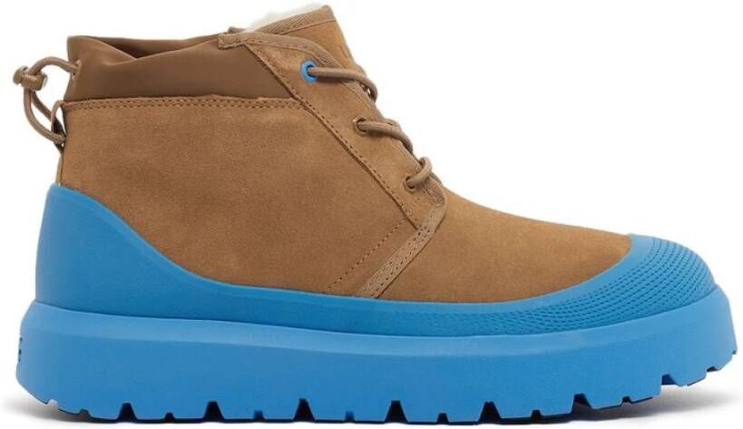 UGG Veterschoenen Heren Neumel Weather Hybrid Maat: 44 Materiaal: Suède Kleur: Cognac