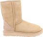 Ugg Suede Enkellaarzen met Nepbont Voering Beige Dames - Thumbnail 1