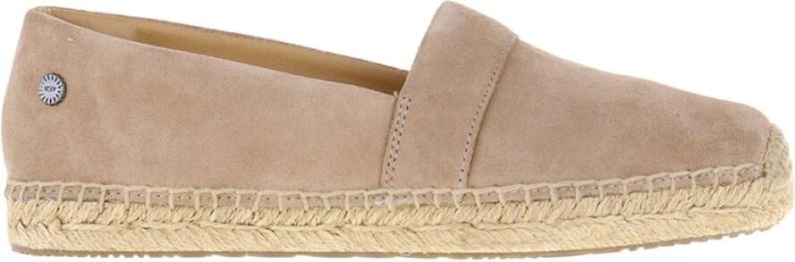 Ugg Suede Espadrilles Renada Tideline Beige Dames