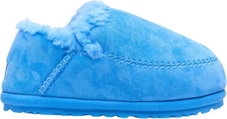 Ugg Suède Pantoffels met Poron Voetbed Blue Heren