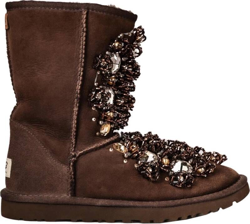 Ugg Suede Stone Enkellaarzen Brown Dames