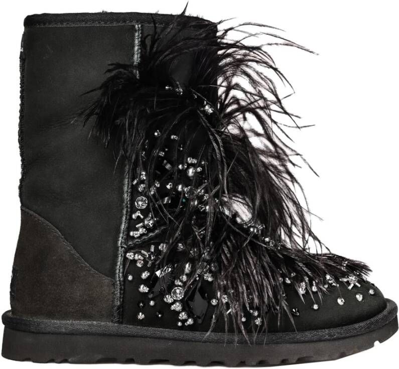 Ugg Suède Winterlaarzen met Stenen Black Dames