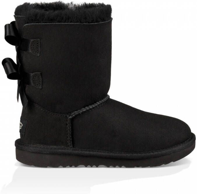 Ugg Short Bailey Bow II laarzen voor Grote Kinderen in Black Shearling