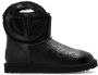 Ugg Logo Mini Crinkle Enkellaarzen Black Dames - Thumbnail 2