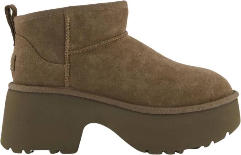 Ugg Ultra Mini Hickory Boots Brown Dames