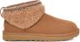 UGG Vachtlaarzen Dames Classic Ultra Mini Maxi Curly Maat: 43 Materiaal: Suèdelook Kleur: Cognac - Thumbnail 1