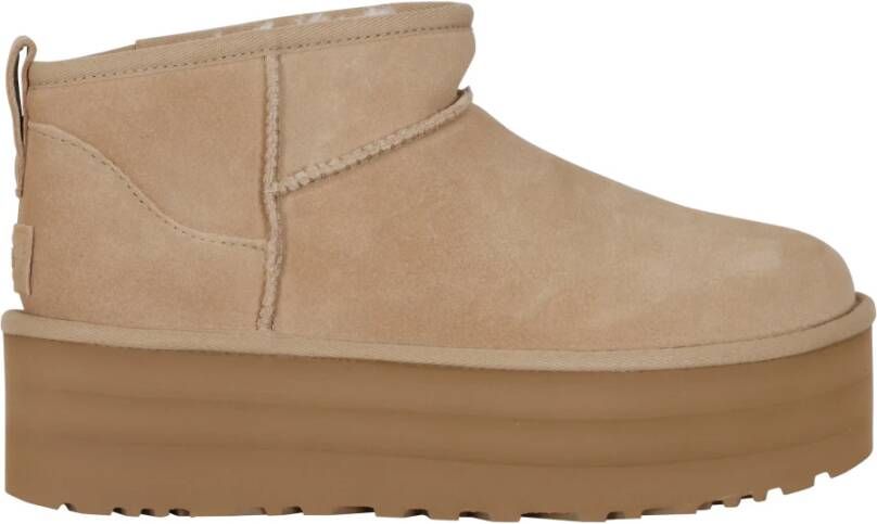 Ugg Ultra Mini Platform Classic Laarzen Brown Dames