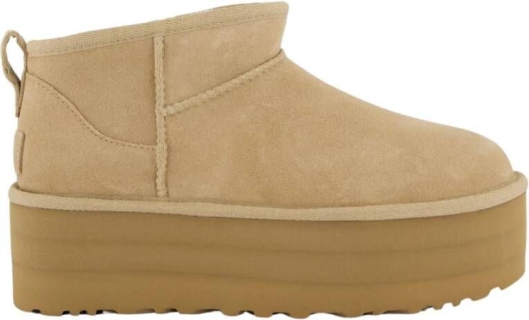 Ugg Classic Ultra Mini Platform Boots zand 1135092 DRI Beige Dames