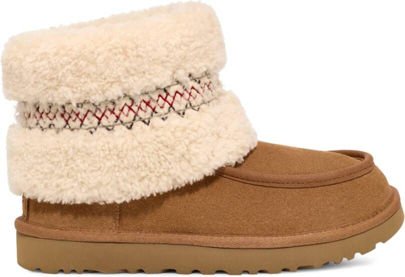 Ugg Mini-laars met -boordsel in Brown