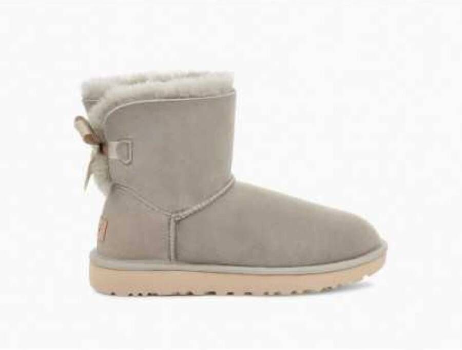 Ugg Bailey Bow II Laarzen voor Dames in Oyster | Shearling